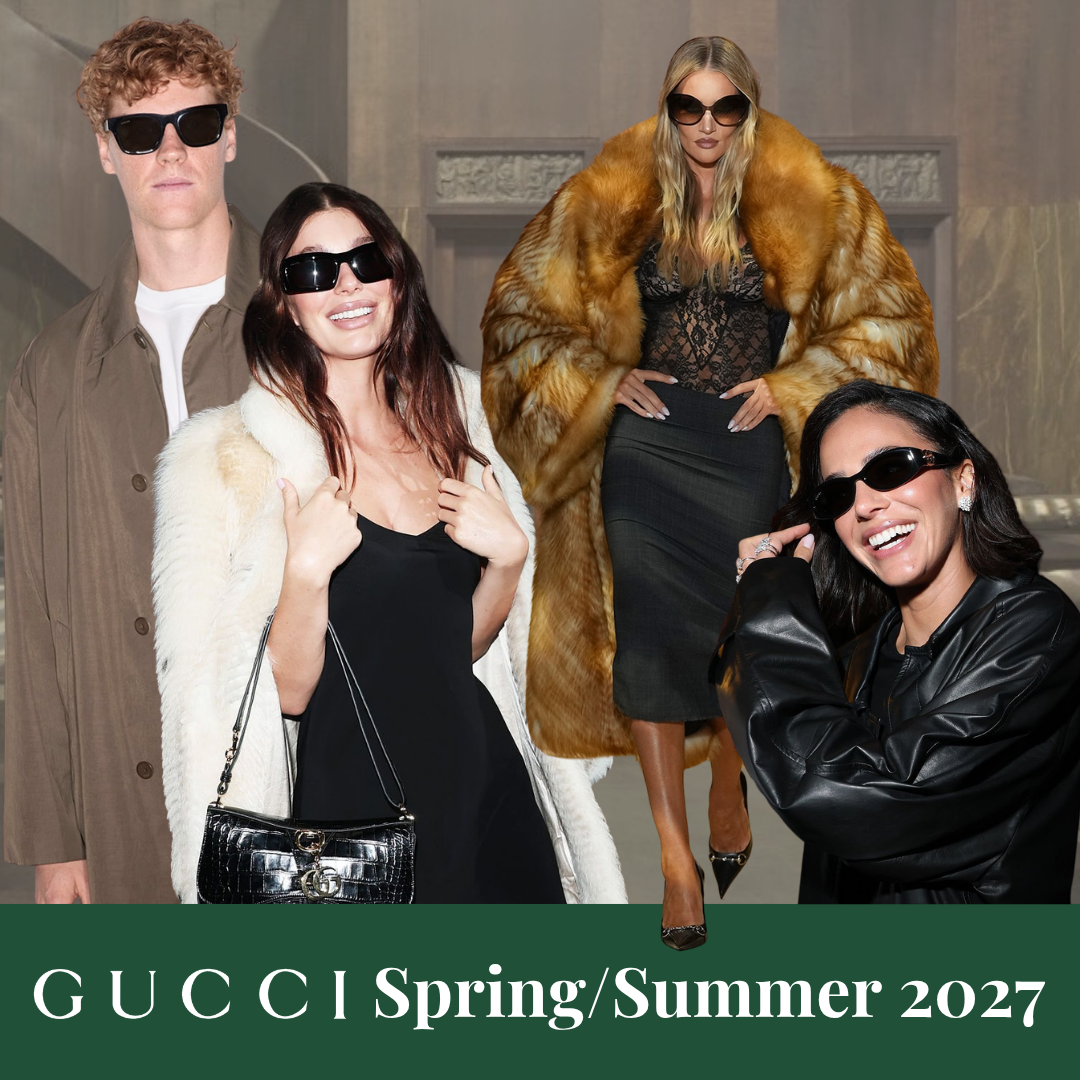 Gucci Spring/Summer 2027: Celebrity Sunglasses Highlights