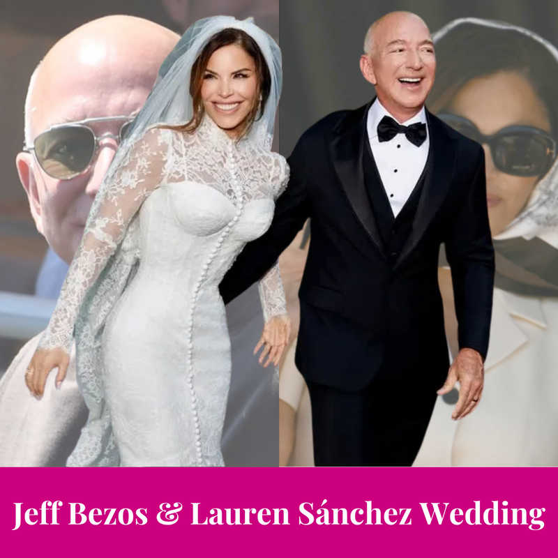 Eyewear from Jeff Bezos & Lauren Sánchez Wedding