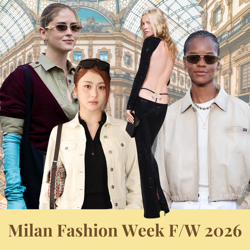 Celebrity Sunglasses at Milan Fashion Week Fall/Winter 2026