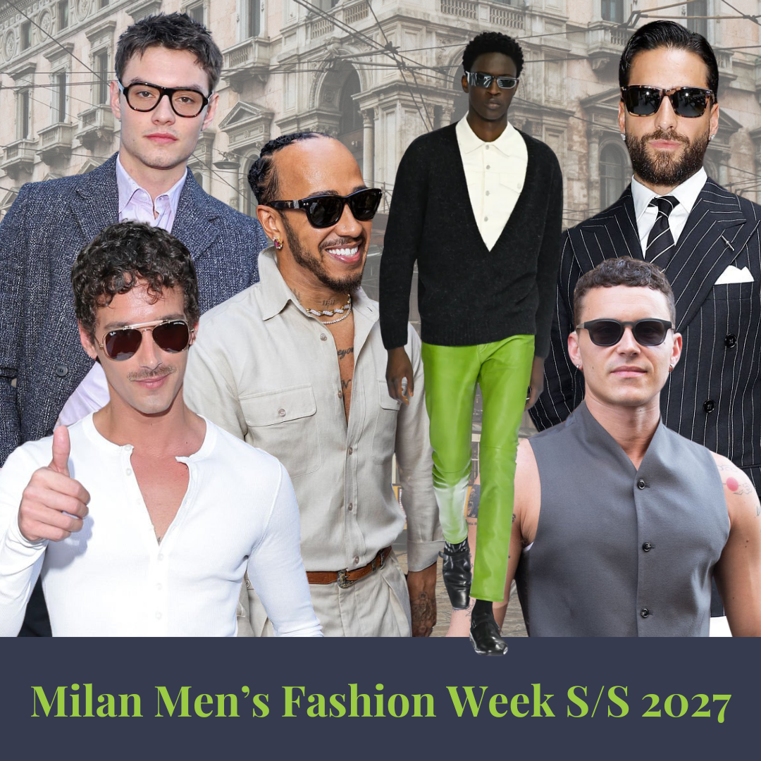 Milan Men's Fashion Week Spring/Summer 2027: Celebrity Sunglasses and Eyewear Trends