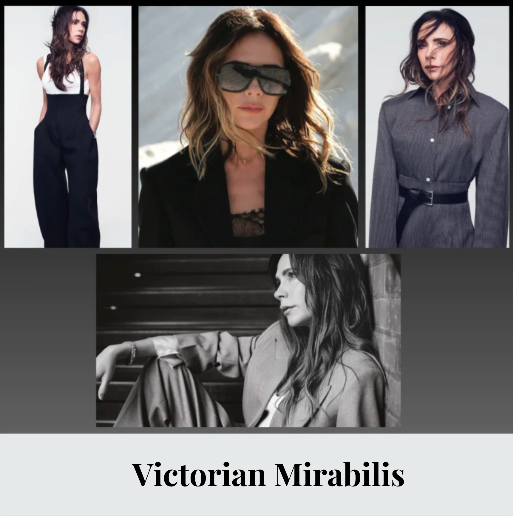 Frame Buckle Belt In Black Leather – Victoria Beckham UK