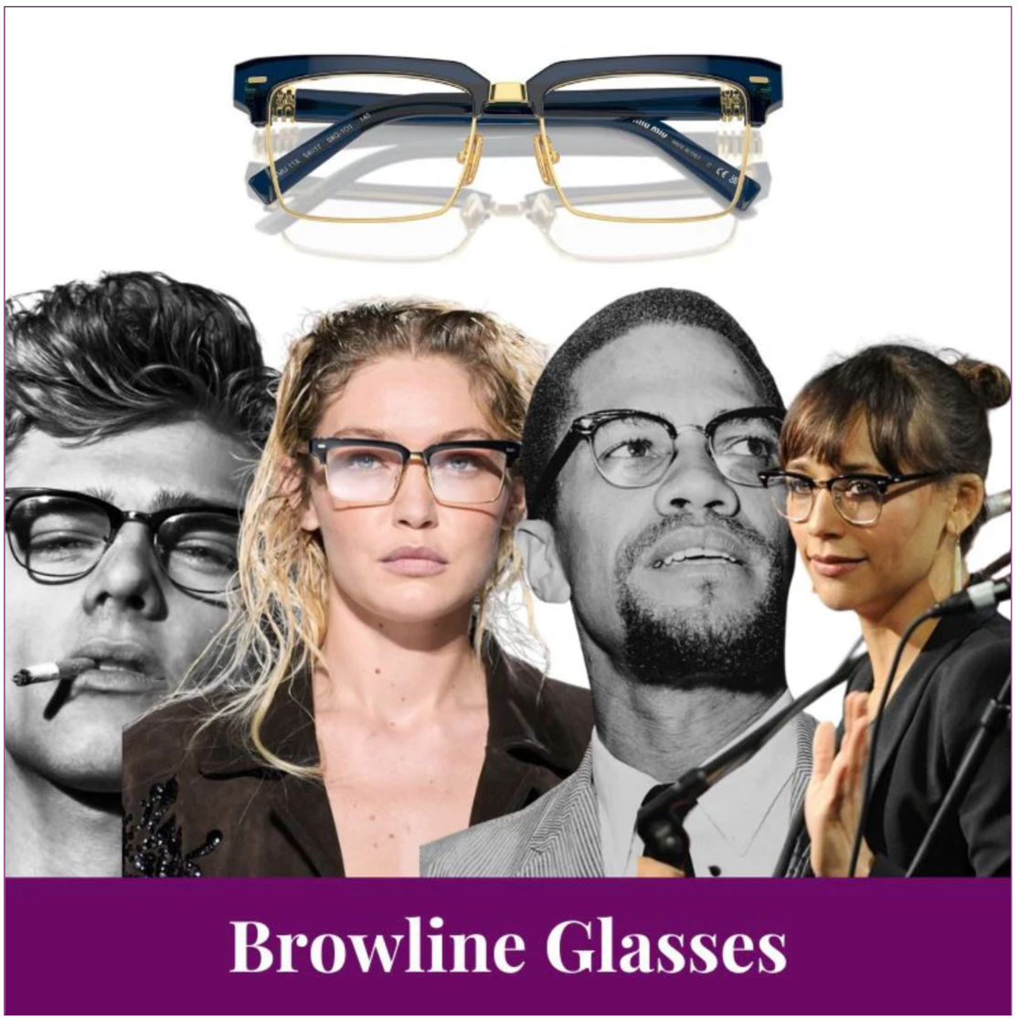 French browline glasses online