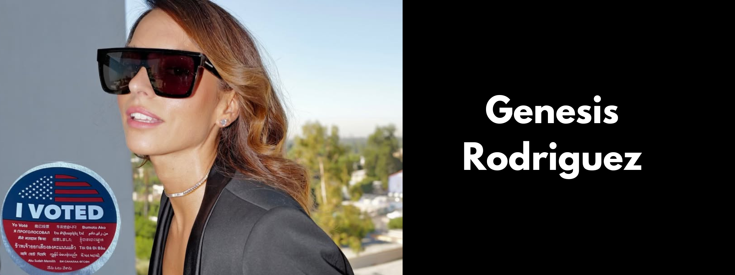 Genesis Rodriguez Sunglasses