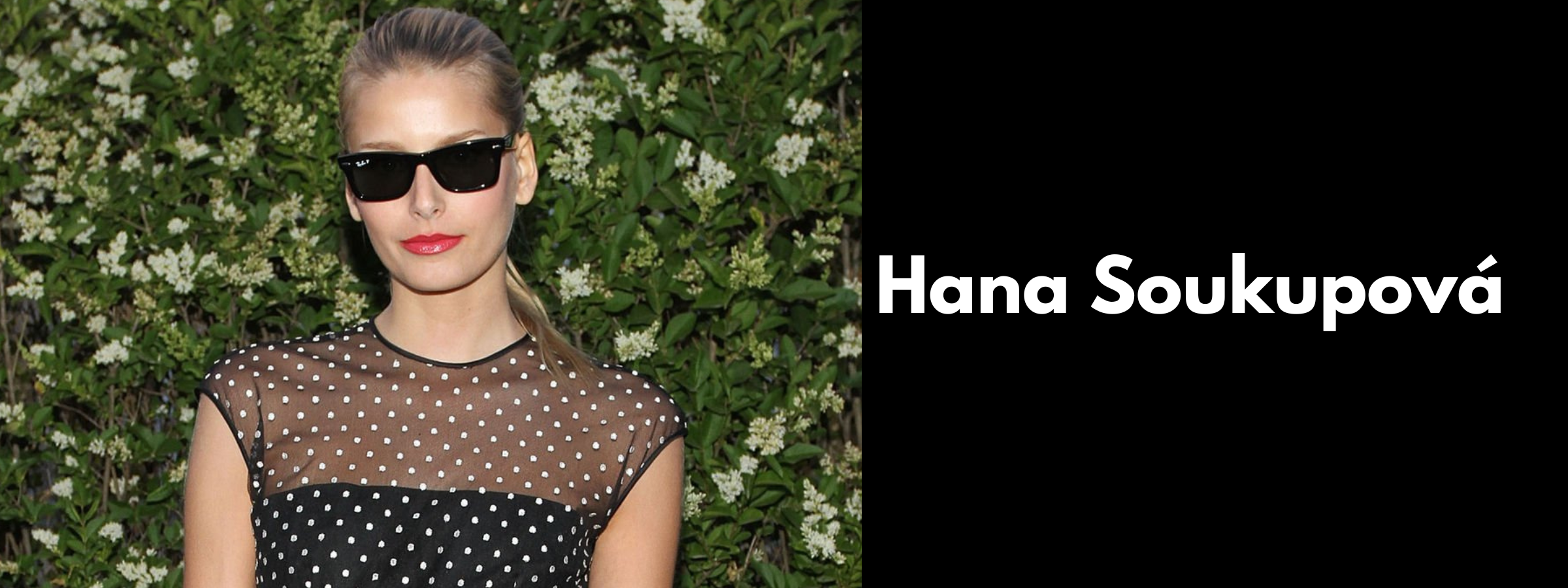Hana Soukupová Sunglasses