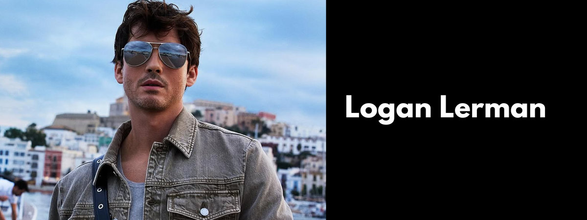Logan Lerman Glasses & Sunglasses