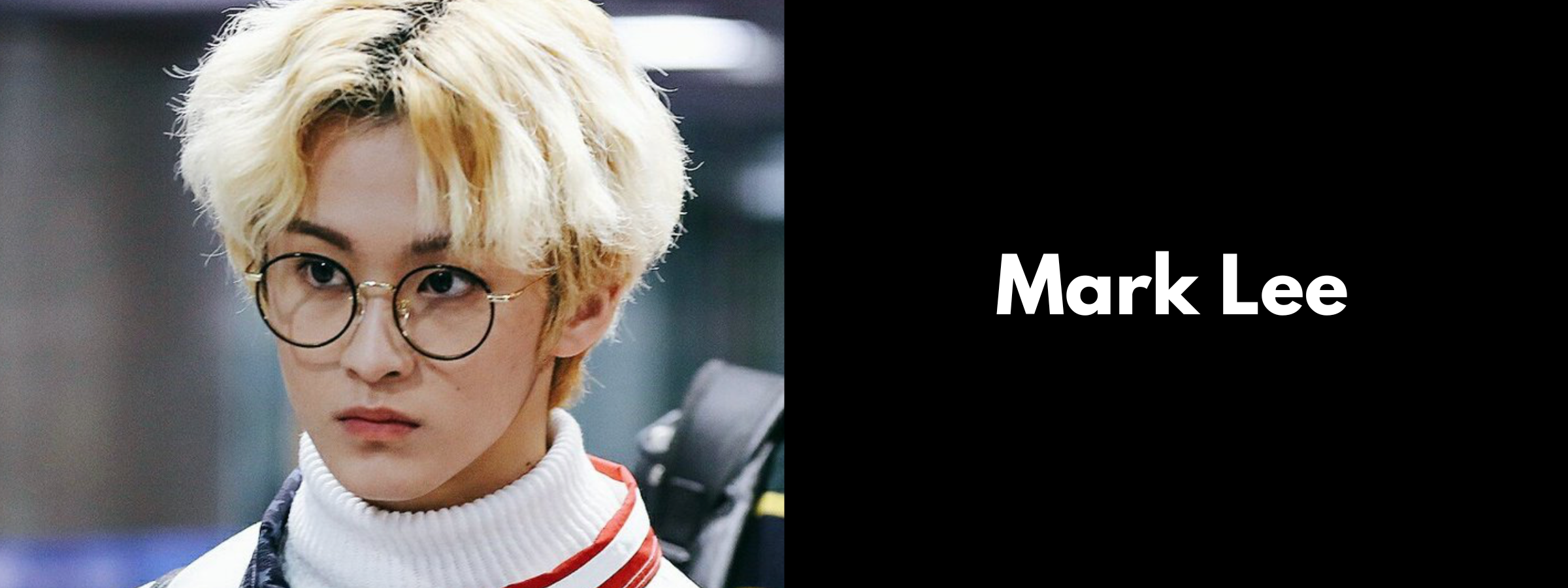 Mark Lee of NCT Glasses