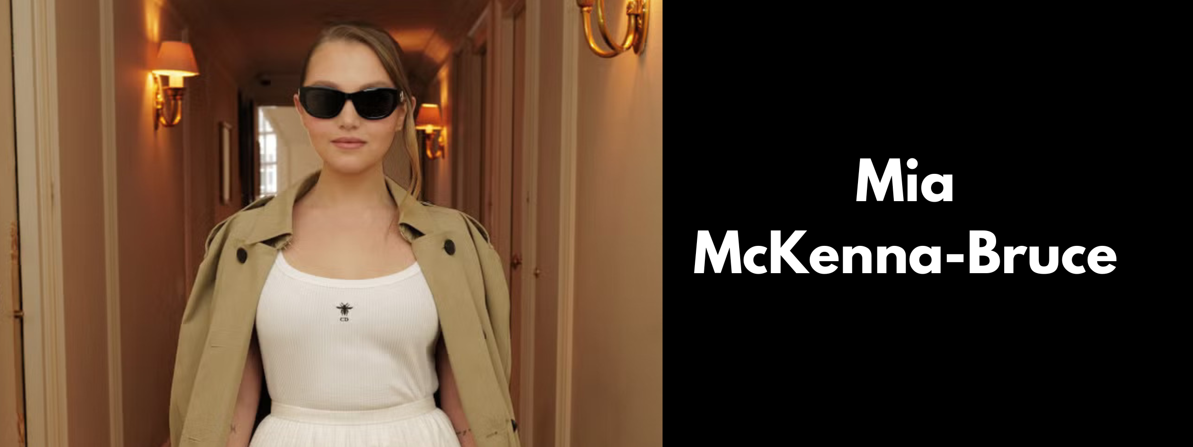 Mia McKenna-Bruce Sunglasses