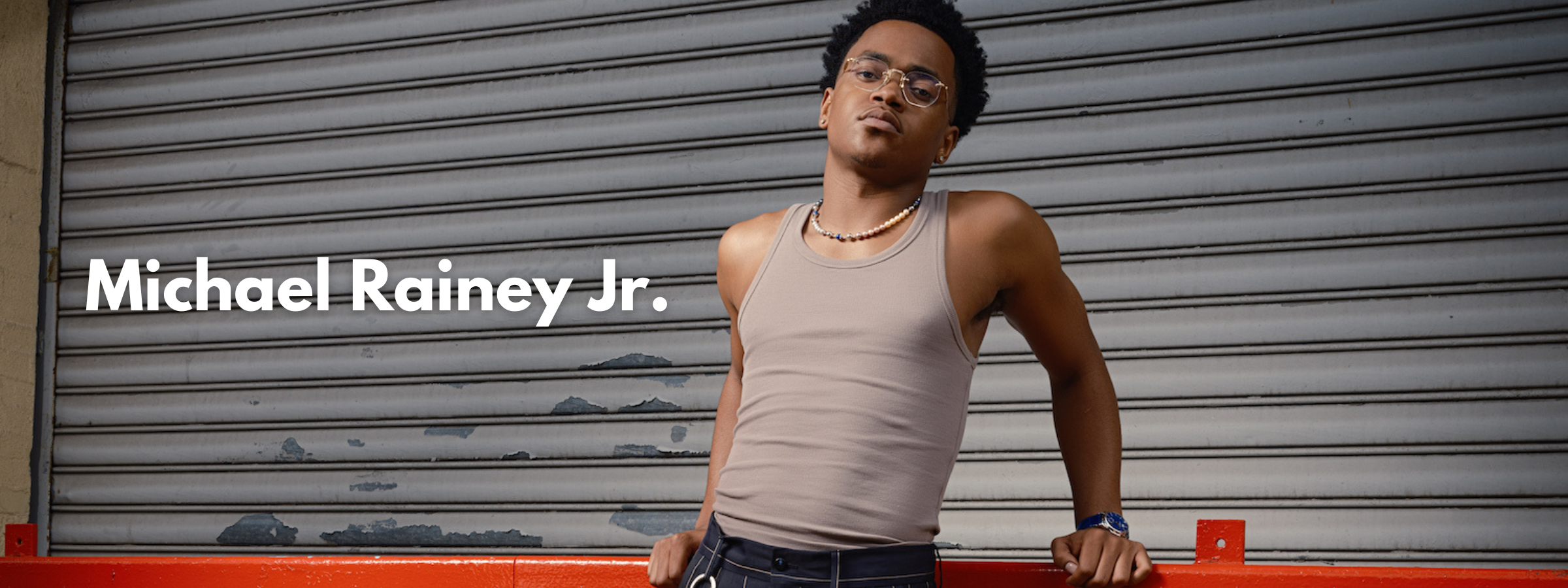 Michael Rainey Jr. Glasses