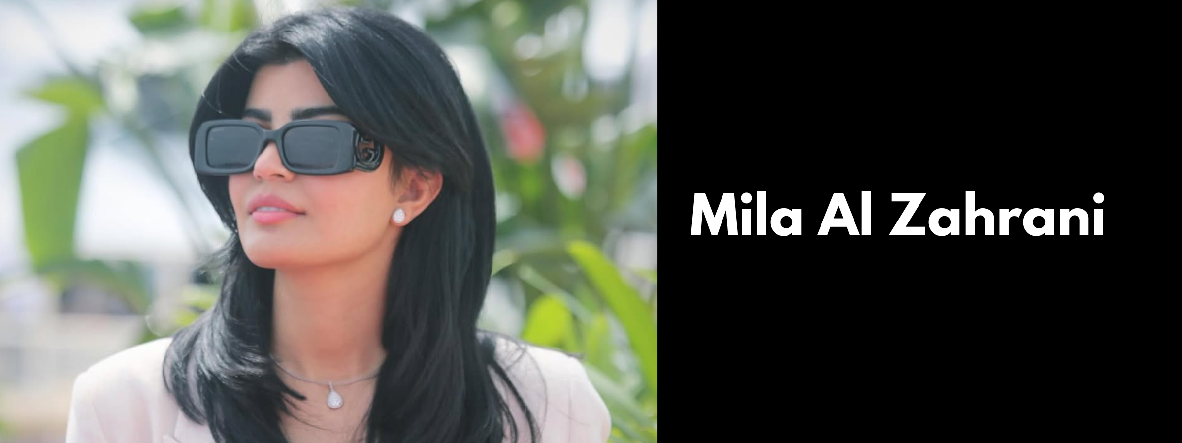 Mila Al Zahrani Sunglasses