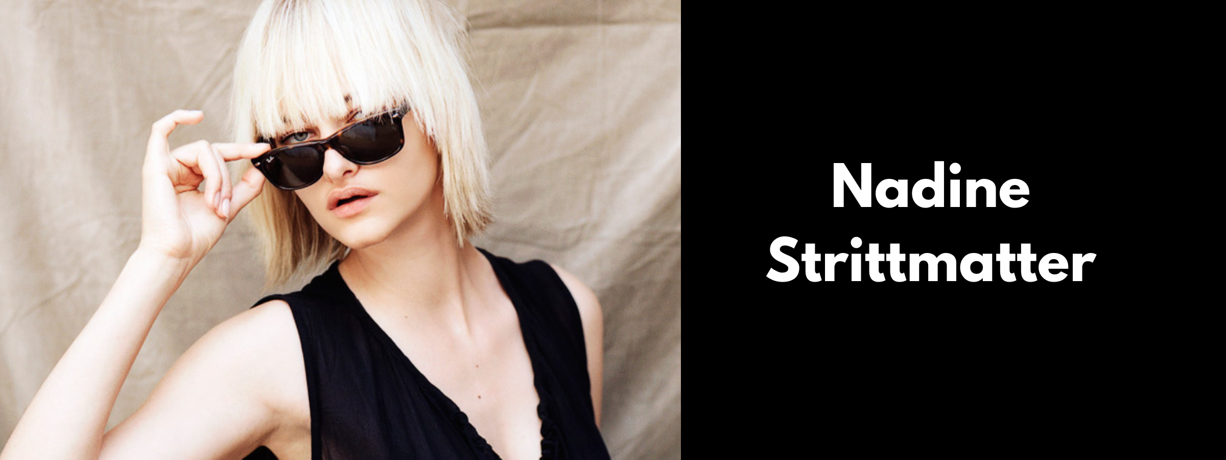 Nadine Strittmatter Sunglasses