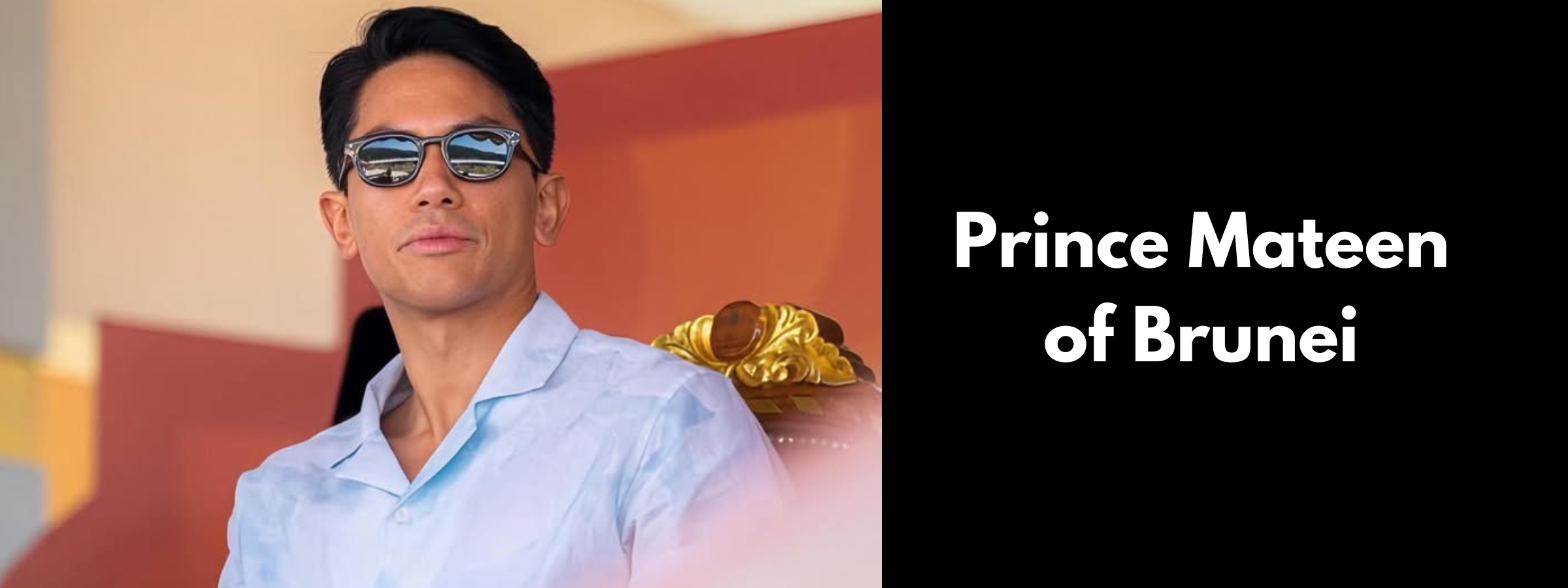 Prince Mateen of Brunei Sunglasses