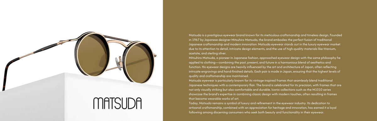 Matsuda Sunglasses