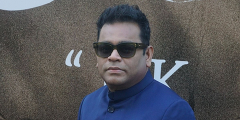 Music composer A.R. Rahman was seen wearing transparent green Gucci GG1217S 004  sunglasses with grey lenses in Mumbai, January 2023. Shop online now on Pretavoir