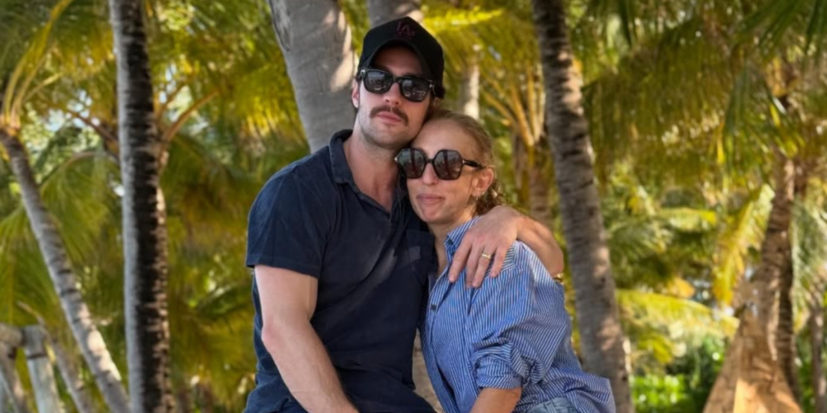 Aaron Taylor-Johnson (pictured left) is seen wearing Tom Ford Snowdon TF0237 01D Polarised square sunglasses during his holiday in Maldives with wife, Sam Taylor-Johnson