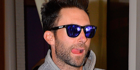 Adam Levine wears Oakley Frogskin prizm sunglasses - buy online.