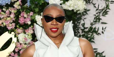 Actress Aisha Hinds was seen wearing black Saint Laurent SL 207 Jerry 005 at the 2025 Disney Upfront in New York City. Shop online now on Pretavoir