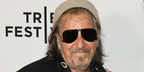 Al Pacino was seen wearing black Saint Laurent Sun SL 690 Dust 001 aviator sunglasses during Tribeca Film Festival 2026.