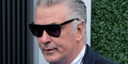 Alec Baldwin wears Saint Laurent Sun SL 1 Slim 001 sunglasses at the 2024 US Open.