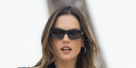 Alessandra Ambrosio in Paris for Paris Fashion Week 2024