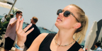 Footballer Alessia Russo of Arsenal F.C. was seen wearing matte sepia Oakley Latch OO9265 68 sunglasses with Prizm Black Polarised lenses in Cannes, shared through her Instagram post in June 2024.