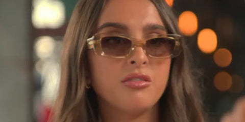 Reality TV personality Alexia Umansky, daughter of Kyle Richards and Mauricio Umansky, was seen wearing DMY Studios Preston DMYSun02TO Transparent Olive sunglasses in Buying Beverly Hills.