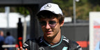 Andrea Kimi Antonelli of Italy was seen wearing Police Force 8 SPLQ89 300Y rimless sunglasses with blue purple gradient lenses at the 2025 F1 Grand Prix of Spain