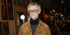 Anson Boon was seen wearing black Saint Laurent SL 545 001 square aviator sunglasses with clear UV lenses to attend the Saint Laurent Rive Droite x Sushi Park : Opening Night as part of Paris Fashion Week Spring/Summer 2023 season