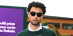 Archie Madekwe was seen wearing tortoiseshell Polo Ralph Lauren PH4184 5003/73 round sunglasses at the Wimbledon Tennis Championships 2025