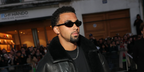 French tennis player Arthur Fils was seen wearing black Balenciaga BB0007S 014 sunglasses at the Balenciaga Spring/Summer 2026 fashion show during Paris Fashion Week.