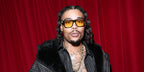 Italian rapper Artie 5ive was seen wearing black Burberry Knight BE4358 300185 sunglasses with yellow lenses at the PDF Menswear Fall/Winter 2026 fashion show during Milan Men's Fashion Week.