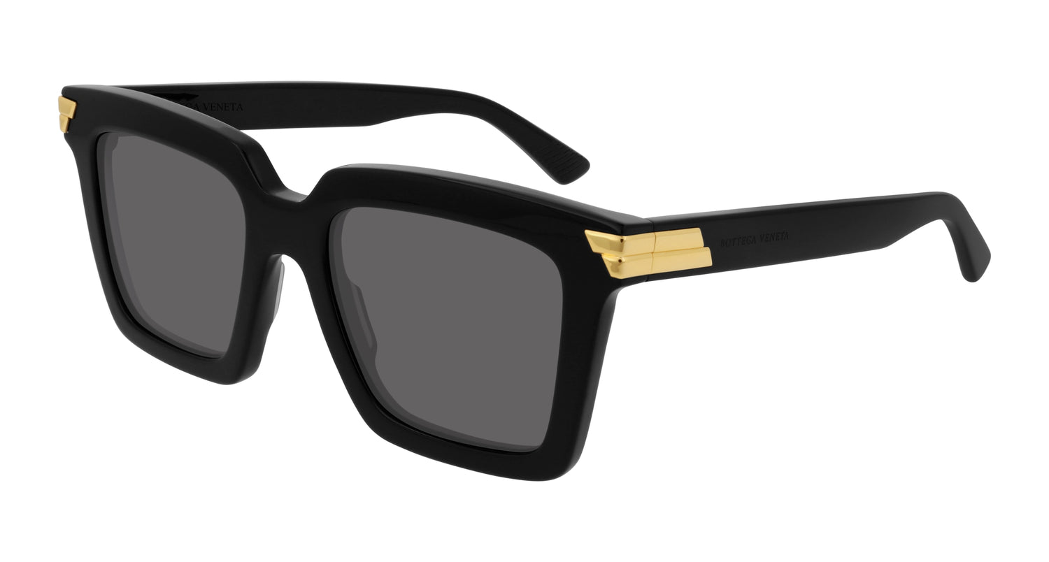 Bottega Veneta BV1005S 001 Black Square Sunglasses | PRETAVOIR - US