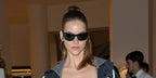 Hungarian supermodel Barbara Palvin was seen wearing black Ray-Ban Mega Balorama RB 2289 901/31 sunglasses at the Cannes Film Festival 2025. Shop online now on Pretavoir