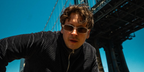 Scottish DJ and producer Barry Can't Swim was seen wearing DMY Studios Margot DMYSUN13MW Milky White sunglasses in New York City, April 2025. Shop online now on Pretavoir