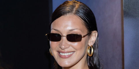 Bella Hadid wearing  DMY Studios Olsen DMY Studios Olsen 05DGL Sunglasses at Cannes Film Festival 2024