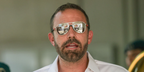 Ben Affleck was seen wearing Prada Linea Rossa SPS 53Z 5AV10J aviator sunglasses at the 83rd Venice Film Festival, September 2026