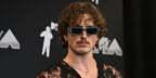 Benson Boone was seen wearing crystal studded Dolce&Gabbana DG4447B 501/87 sunglasses to the 2024 VMA