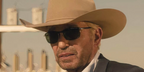 Billy Bob Thornton was seen wearing black and silver Ray-Ban RB 3671CH 9144/P1 Polarised sunglasses in 2024 series "Landman". Shop online now on Pretavoir