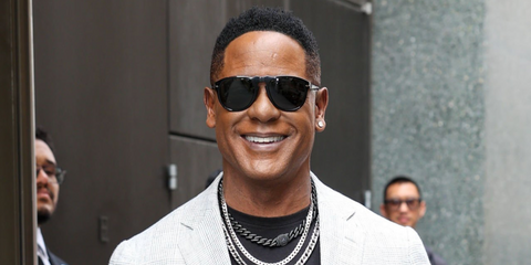 Actor Blair Underwood was seen wearing black Persol 0649 95/31 sunglasses in New York City, April 2026.