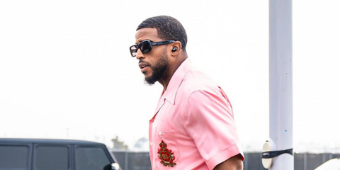 American football player Bobby Wagner of Washington Commanders was seen wearing black Saint Laurent Sun SL 534 Sunrise 001 sunglasses in his Instagram post, October 2022.