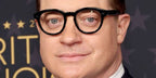 Brendan Fraser was seen wearing black Oliver Peoples Sheldrake OV5036 1492 optical glasses at the 2023 Critics Choice Awards