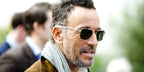 Bruce Springsteen was seen wearing Randolph Aviator II 23K Gold AT007 sunglasses with green lenses at a Rolling Stone Magazine feature.