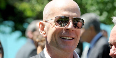 Actor Bruce Willis was seen wearing Oliver Peoples Clifton OV1150S 5036/P2 Polarised sunglasses in France. Shop online now on Pretavoir