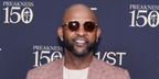 American former baseball pitcher CC Sabathia was seen wearing Zegna Orizzonte I EZ0231 48J sunglasses at the Preakness 150 event in Baltimore, Maryland, May 2025. Shop online now on Pretavoir