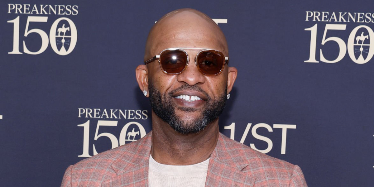 American former baseball pitcher CC Sabathia was seen wearing Zegna Orizzonte I EZ0231 48J sunglasses at the Preakness 150 event in Baltimore, Maryland, May 2025. Shop online now on Pretavoir