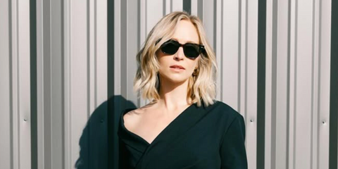 Candice King, formerly known as Candice Accola, was seen wearing black Ray-Ban Meteor RB 2168 901/31 sunglasses in her Instagram post