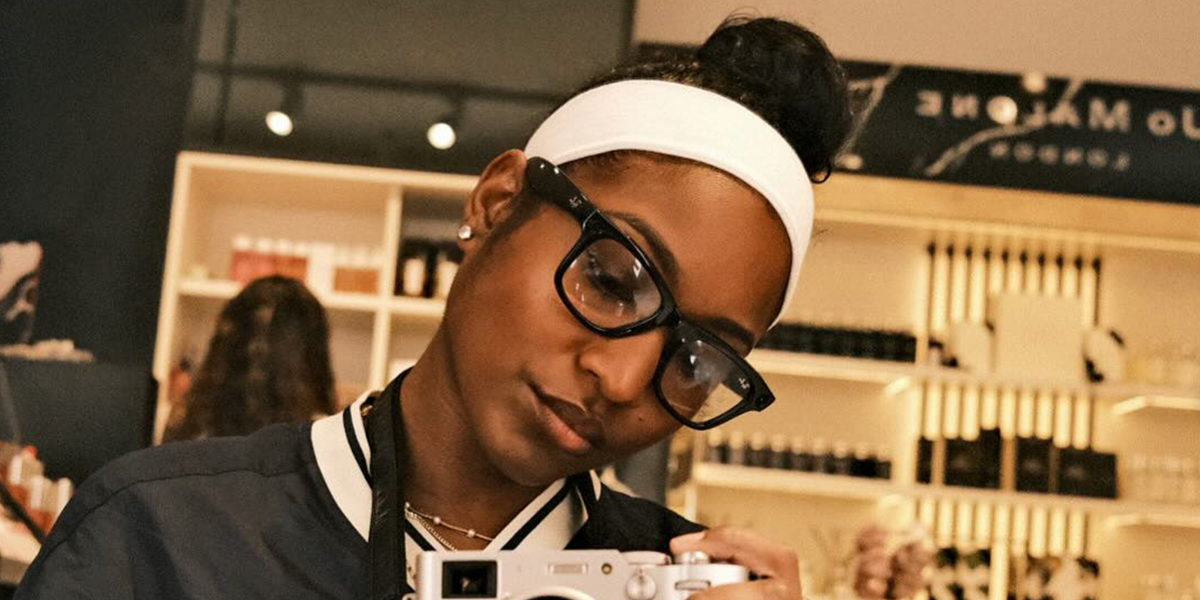 Television actress Carlacia Grant was seen wearing black Ray-Ban Meta Wayfarer Gen 2 RW4012 601S/SB Smart Glasses in her Instagram post, November 2025.