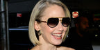 Carrie Coon was seen wearing black and gold Dita Mach-X DTS 463 01 sunglasses in New York City, June 2025. Shop online now on Pretavoir