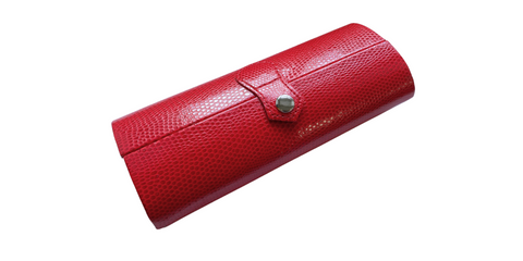 Caseco E53LIZ Red Large Oval Hard Case