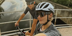 French triathlete Cassandre Beaugrand was seen wearing black Oakley Latch Panel OO9404 01 Prizm sunglasses in her Instagram post, August 2025. Shop online now on Pretavoir