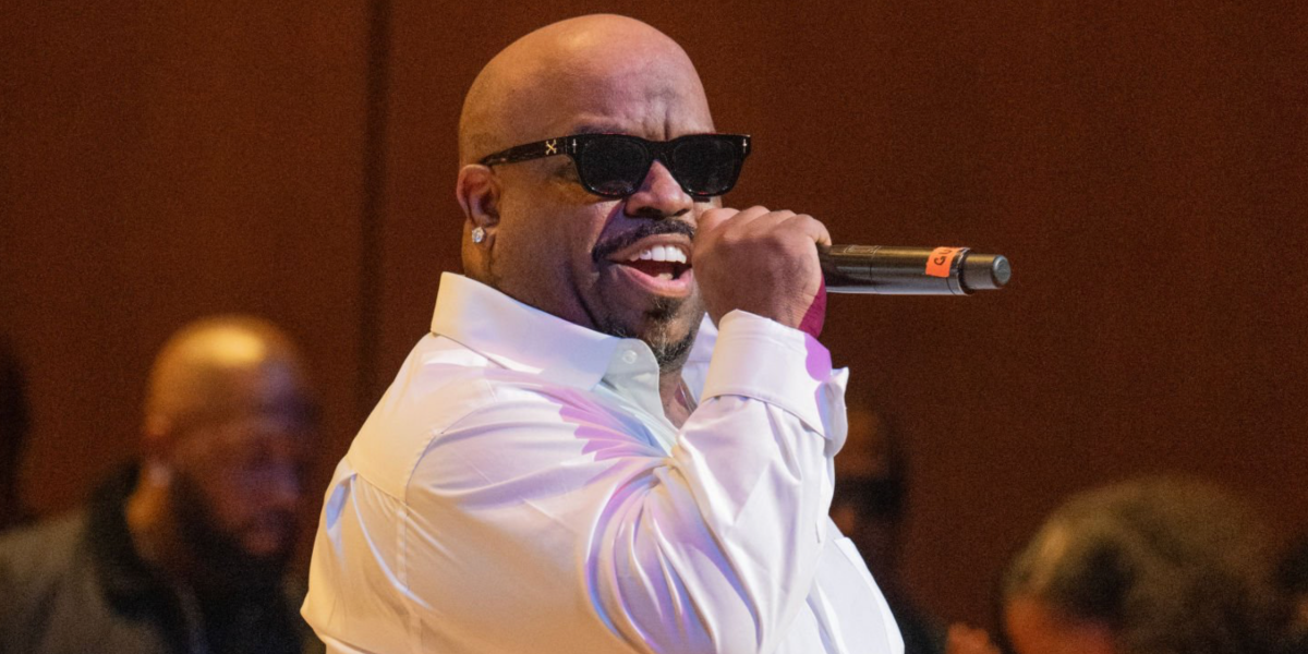 CeeLo Green was seen wearing Cutler and Gross Sun x The Great Frog The Crossbones GFSN003 02 Tiger Eye Havana sunglasses during his performance at Rick Ross: A Holiday Affair With The Atlanta Pops Orchestra in Atlanta, Georgia, December 2024